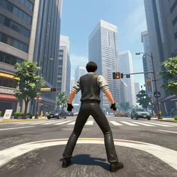 a first person fighting game about the city of tokyo