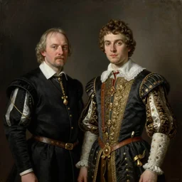Richard Schmid and Jeremy Lipking portrait painting of a young beautiful vlad III in elaborate costume