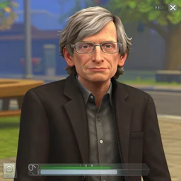 stephen hawking in sims 4, gameplay footage