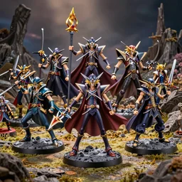 yugioh as warhammer tabletop figurines