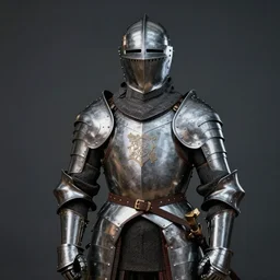 A knight wearing full plate armor