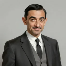 Mr. Bean in the style of a painting from Dishonored