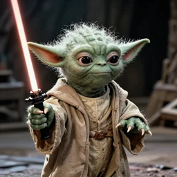film still of tommy lee jones as yoda in star wars, 4 k