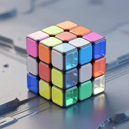realistic portrait of a elemental rubic's cube on a mystic groove, clearcore, clean, hyper detailed, digital art, midjourney, dalle 2, trending in artstation, cinematic lighting, studio quality, smooth render, unreal engine 5 rendered, octane rendered, art style by klimt and nixeu and ian sprigger and wlop and krenz cushart and kim jung gi