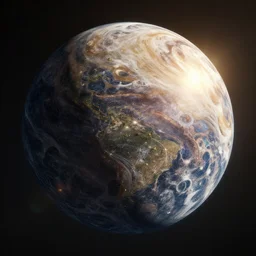 3 d render, sunlight study, the universe is a spheroid region 7 0 5 meters in diameter, art nouveau, by pieter claesz and ( ( ( ( lisa frank ) ) ) ), 8 k, sharp focus, octane render
