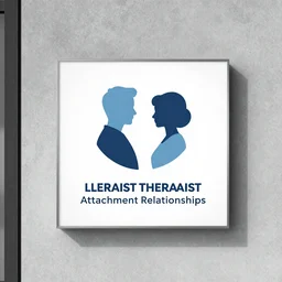 logo design for a therapist focused on attachment relationships, love, modern, inspired by Rand Paul and architect Steven Holl