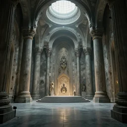 Interior design, Eldritch location by H.R. Giger