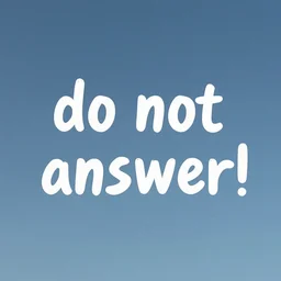 the sky sparkled with words : do not answer!